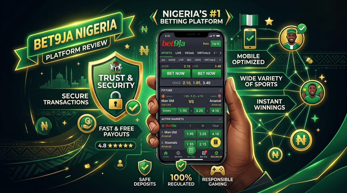 Bet9ja Nigeria betting platform overview and homepage for 2026